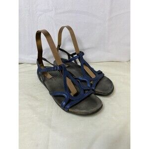 Naot Women's Dorith Polar Sea Leather Strappy Comfort Sandals Size 40 EU/ 9 US